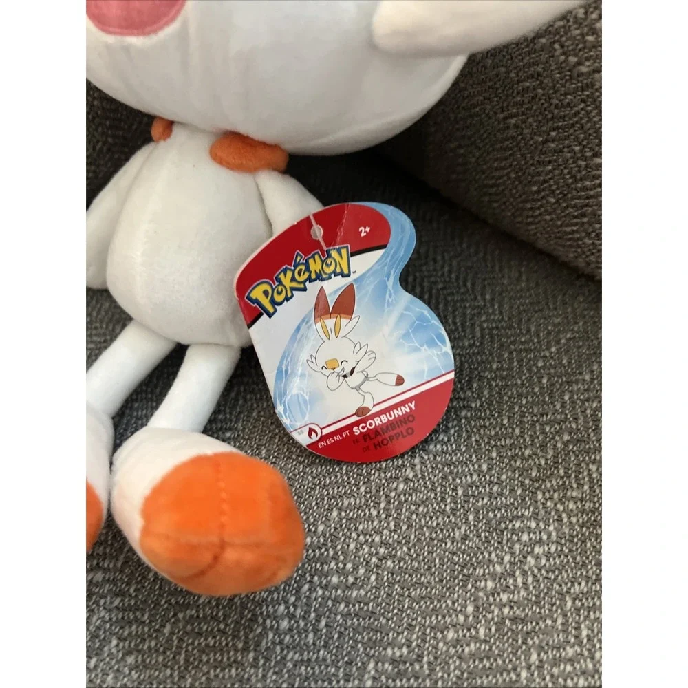 Pokemon SCORBUNNY Plush/Plushie Flambino/Hopplo Rabbit, Scorch Bunny
